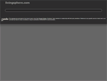 Tablet Screenshot of livingsphere.com